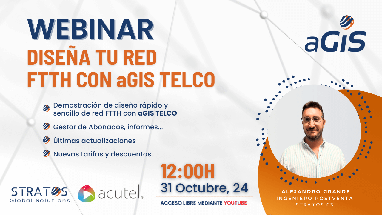 Webinar: Diseño FTTH con aGIS